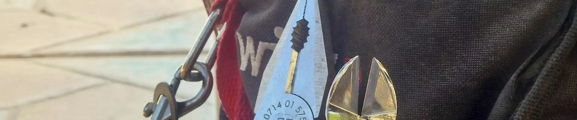 Tool pouch with pliers and screwdrivers